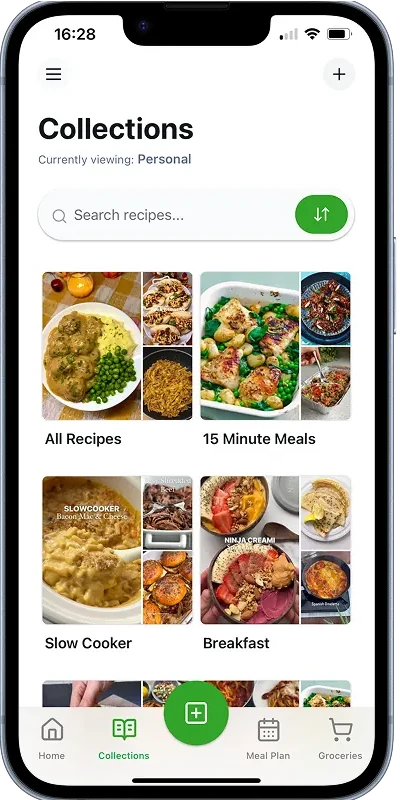 Recipe App Interface